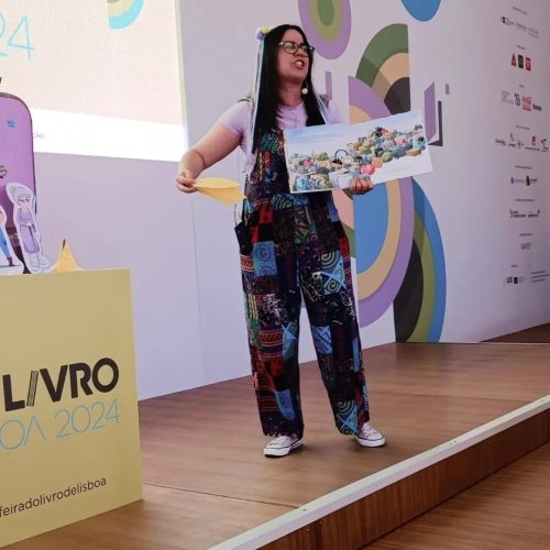 SENHORA DA MALA LILÁS FEIRA DO LIVRO LISBOA 2024